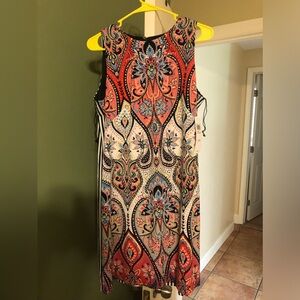 London Style Collection Coral Multi Size 10